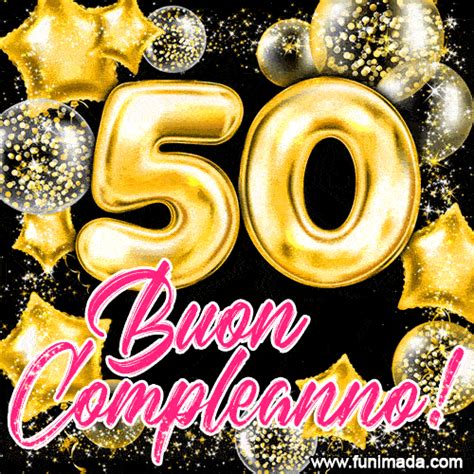 buon compleanno 50 anni donna gif|Buon Compleanno GIF e Immagini Animate